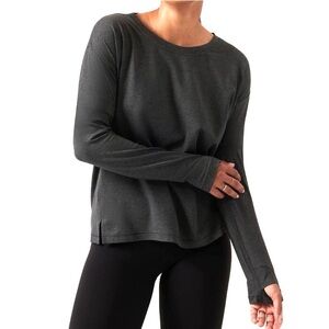 Athleta Uptempo Elevate Top Women’s Size L Pullover Long Sleeve Athletic Workout